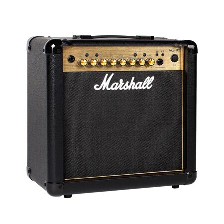 Amplificador De Guitarra Marshall Mg15 15w Color Negro MG15G-D