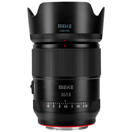 Meike MK-5518FFSTM-E 55mm f/1.8 Pro AF Sony E. Lente full frame