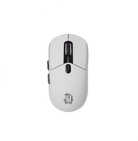 Mouse Gamer Raptor Storm Grip Wireless 7 botones 24000dpi RGB Pixart Sensor White