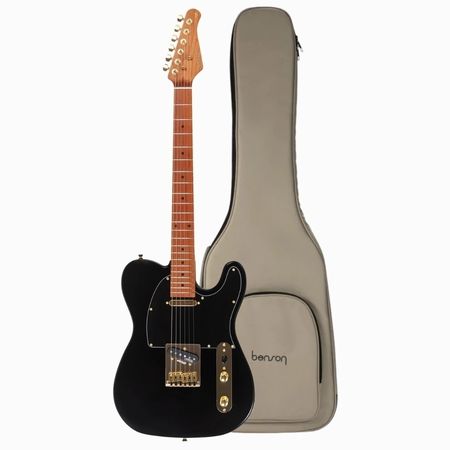 Benson HD 904 BK / BK GOLD Guitarra eléctrica tipo Tele SS