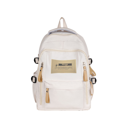 Mochila Urbana Reforzada Waggs Universitaria Porta Notebook Beige