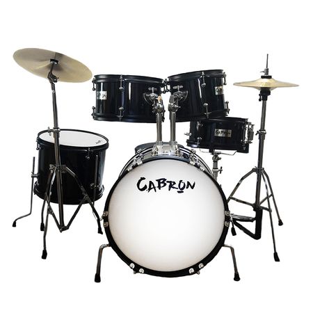 BATERIA ACUSTICA JUNIOR COMPLETA CABRON JBJ-1049 A - BK