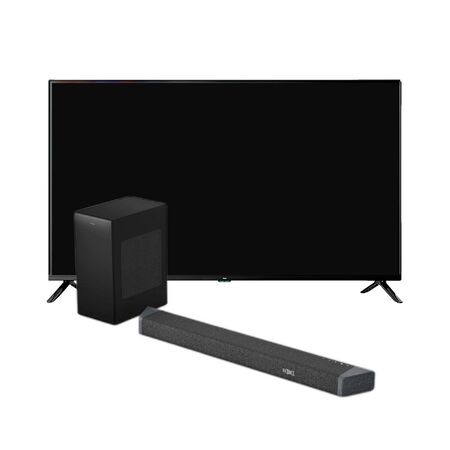 Combo Smart TV RCA 32" LED FHD Google TV + Barra Sonido Philips 740W