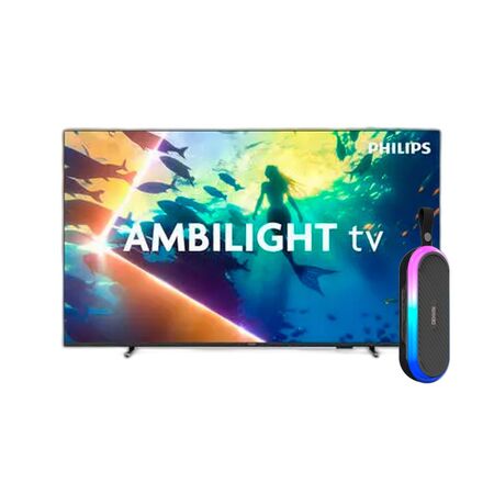Combo Smart TV Philips 65" 4K LED Ambilight + Parlante BT Dekkin