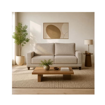 Color Living Sofá Eclipse 3 Cuerpos Beige G3 