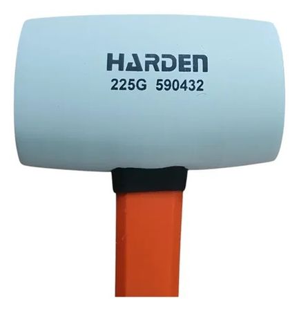 Maza Martillo Goma Blanca Harden Cabo Fibra 225 Gramos