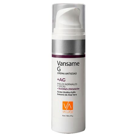 Crema Facial Antiedad Vansame G +AG Piel Normal y Seca 50gr