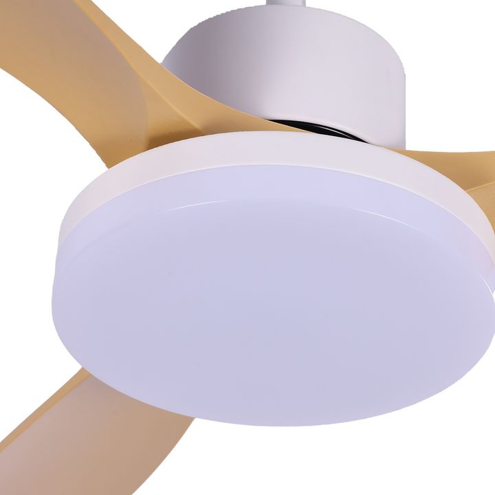 Ventilador de Techo Etheos Con Luz LED 3 aspas Blanco - Vista 3