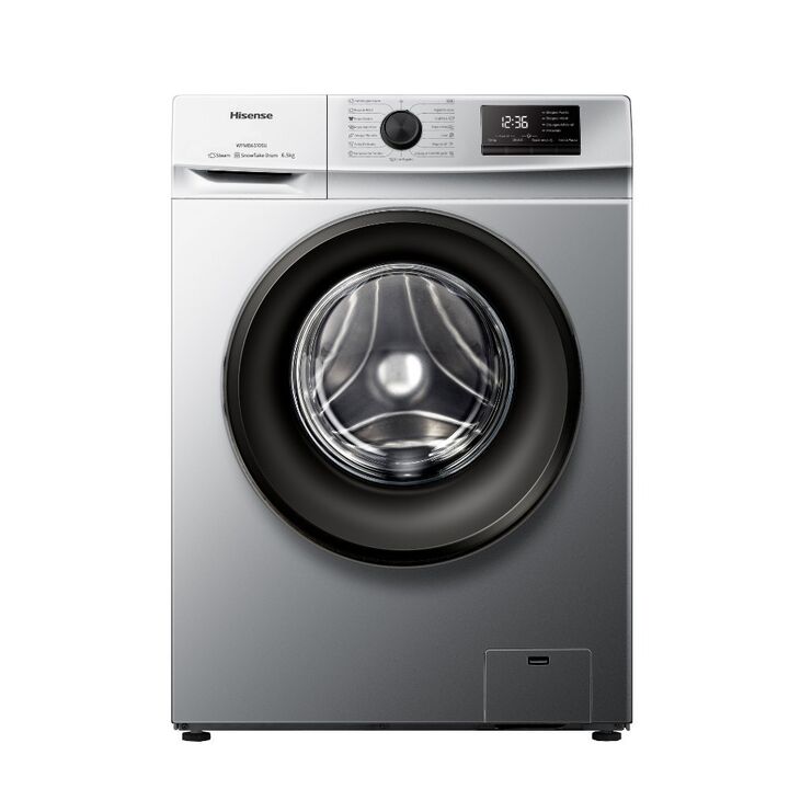 Lavarropas HISENSE WFMB6510SU 6.5 KG 1000rpm gris - Vista 1