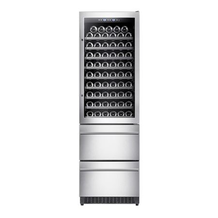 Cava Php YC-510 108 Botellas Dual Zone 9 Bandejas Luz interior