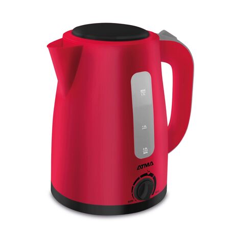 Pava Eléctrica Atma 1.7L Temperatura Regulable Roja