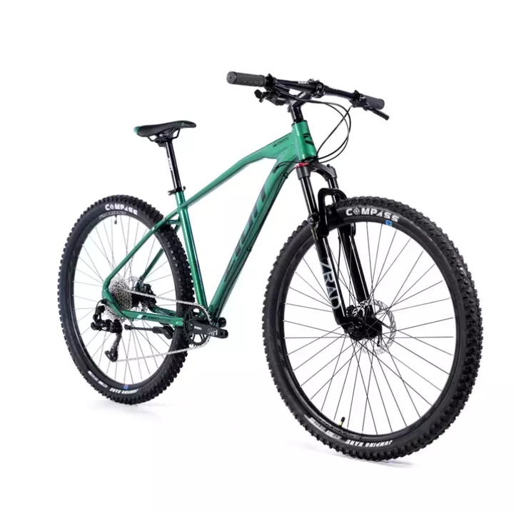 Bicicleta MTB Zion Ovanta Monoplato 10V R29 Verde/Negro Disco Hidr. Talle M - Vista 2