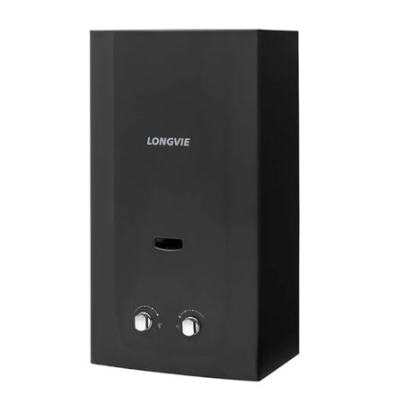 Calefon A Gas Sin LLama Piloto C/Sensor Y Valvula 14 Lts Gn Longvie Cn514ssg-n Grafito