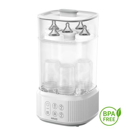Esterilizador De Biberones 3 en 1 Mawe By Gadnic Secador Para 5 Mamaderas