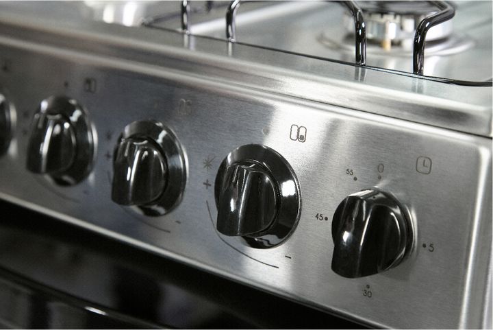 Cocina Florencia 5538 Acero Inoxidable Multigas Encendido Electronico Luz - Vista 7