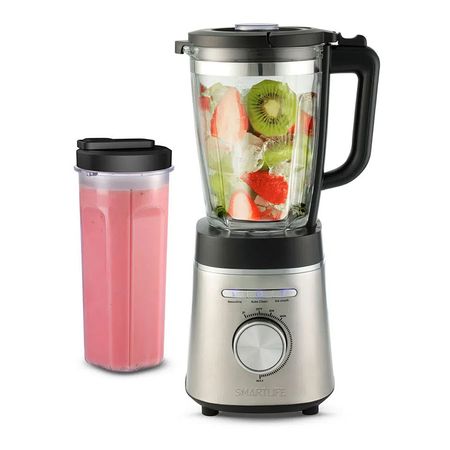Licuadora Smartlife BL1402PN Jarra Vidrio Mix & Go 1000w