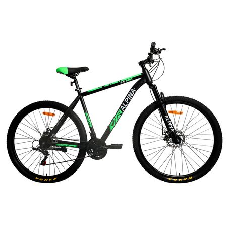 Bicicleta MTB Alpina 2.0 R29 21V Acero Shimano Talle M Ne/Ve