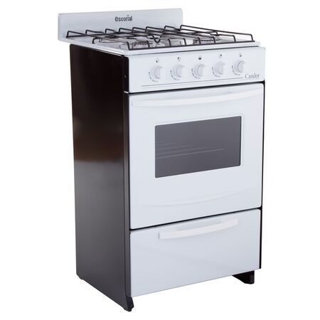 Cocina Gas Envasado Escorial Candor Blanco