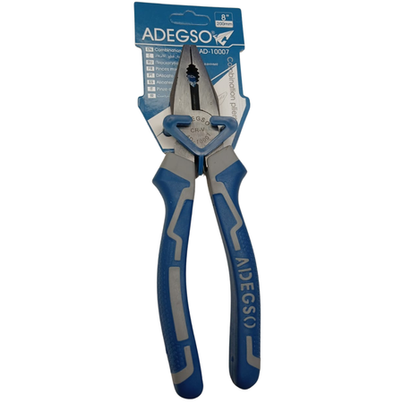 Pinza Universal 8 Pulgadas Adegso Cromo Vanadio