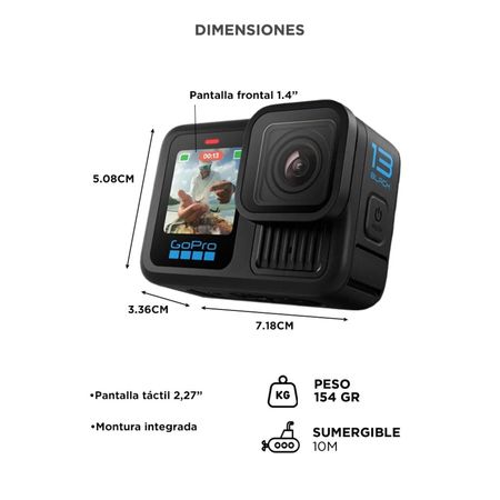 Cámara de Acción GoPro Hero 13 Black CHDHX-131-RW