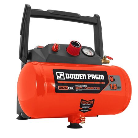Compresor de Aire Dowen Pagio 1200W 6L Accesorios