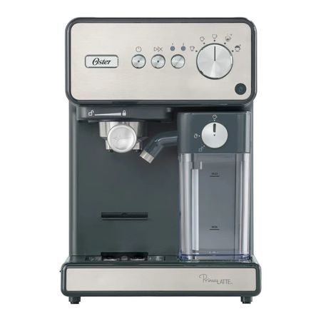 Cafetera Express Oster BVSTEM6604SS PrimaLatte Gris