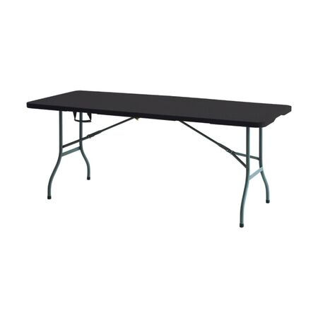 Mesa Plegable Onebox OB-MRN Simil Ratan 180Cm Negro
