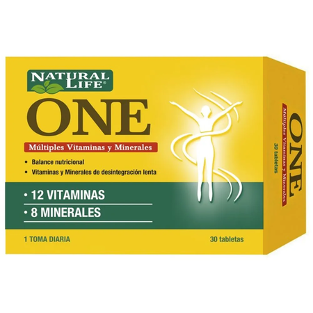 Natural Life One Multivitaminico Aumenta Energia 30 Comp