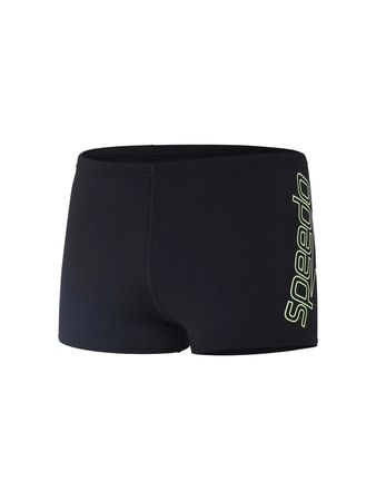 Malla Speedo Boom Logo Placement Hombre Natación Negro