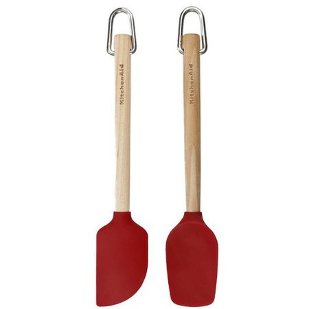Set de Espatulas KitchenAid x2 Silicona Rojo