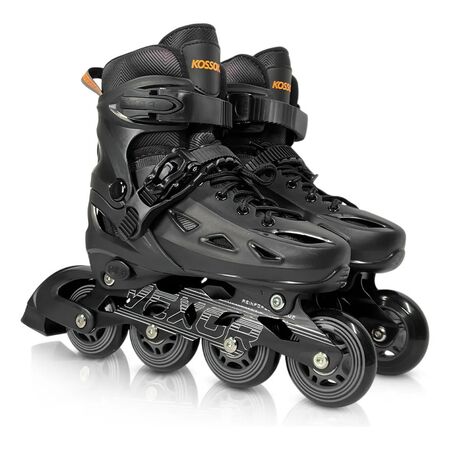 Rollers Kossok Vexor Profesional Extensibles Aluminio Rigido M 34-37 70 Mm Negro