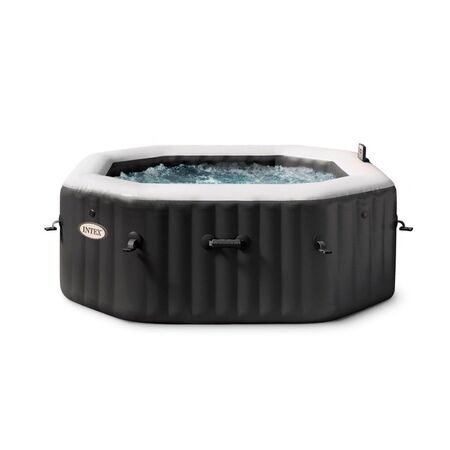 Combo Spa Inflable Intex 4P 795L + Toallero Porta Vasos