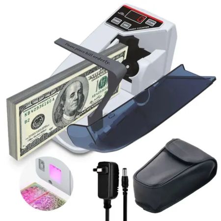 Contadora de Billetes Gadnic Portátil Detecta Billetes Falsos