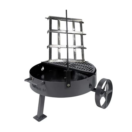 Fogon Asador Tromen Duomo 800 con Ruedas