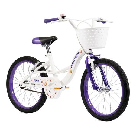 Bicicleta Infantil Fischer- Olmo Tunes R20 Nena Blanco