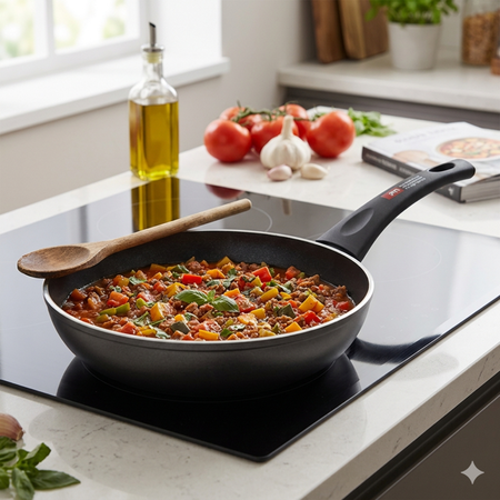 Sarten 28 cm Antiadherente ITALIA Apta Induccion 3,5 mm Fortezza