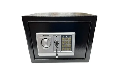 Caja Fuerte Seguridad Digital 35cm Lusqtoff Cfl350-8 Bloqueo Negro