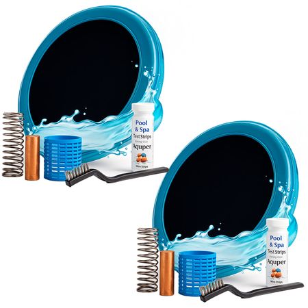 Kit x2 Ionizador Para Piletas Gadnic Solar Anti Sarro Y Bacterias