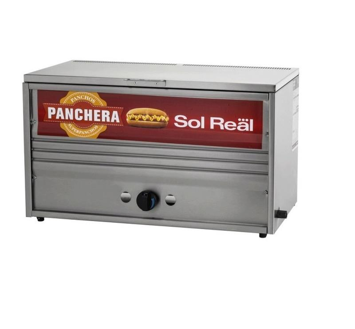 Panchera A Gas Sol Real Mediana Acero Inox 72 Cm - Vista 1