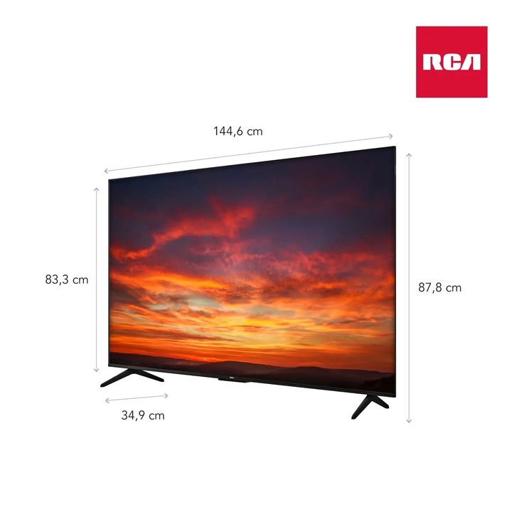 Smart Tv RCA 55 Qled 4k Google Tv - Vista 3
