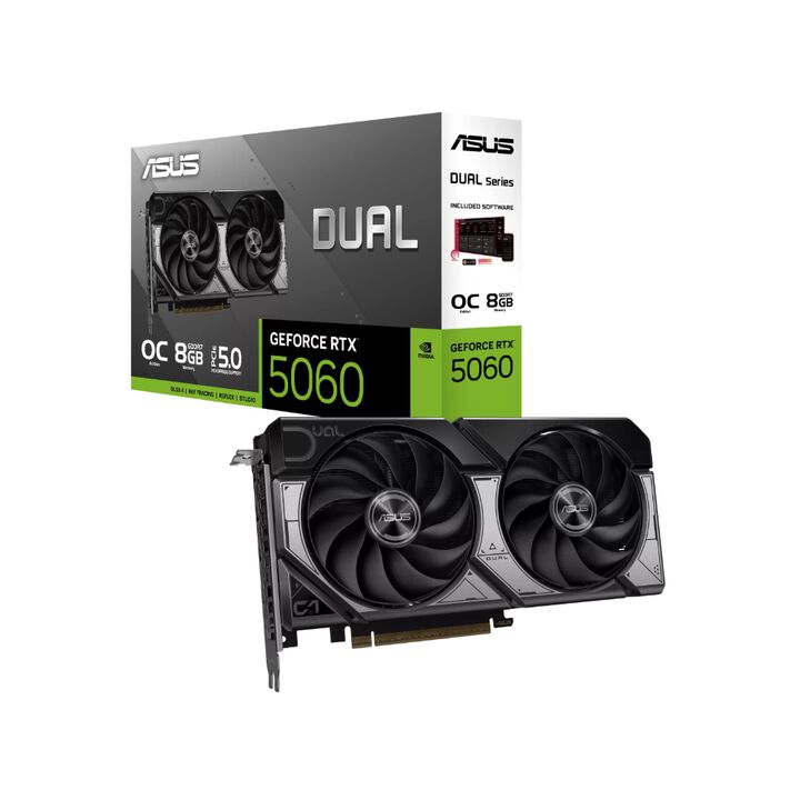 Placa de Video Asus 8GB RTX5060 Dual GDDR7 OC - Vista 1