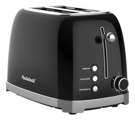 Tostadora Eléctrica Pastalinda Cucina Tostapane Negra Negro