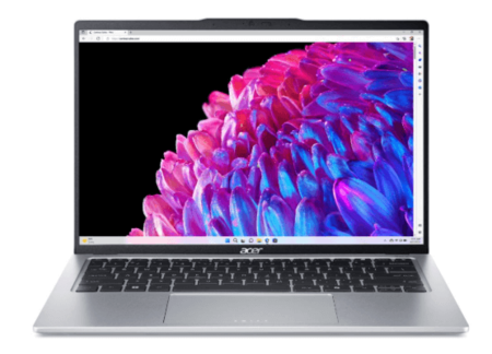NOTEBOOK ACER SWIFT GO 14 I5-125H EVO 16GB 512SSD 14" OLED,SILVER, IA, WIN11 (SFG14-73)
