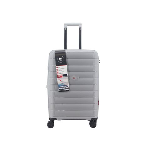 Valija 24" Rigida 4 Ruedas Giratorias Wilson 65.1766g/3 Gris