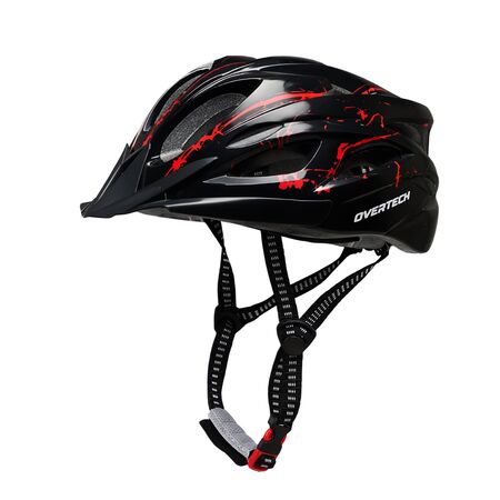 Casco Bicicleta Overtech OV-13 MTB con Luz y Visera			