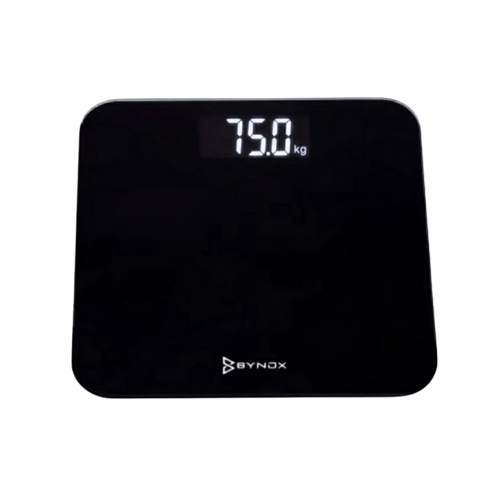 BALANZA DE BAÑO DIGITAL VIDRIO BYNOX C/DISPLAY 180KG CI-BZPRSD-NE - Vista 2