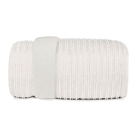 Acolchado Queen Size Altenburg Blend Sense Raya 5423.1 Porcelana Blanco