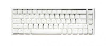 Teclado Mecanico Ducky One 3 SF Teclas Blancas Interruptor Marron Ingles Pbt Doble Disparo sin Costuras