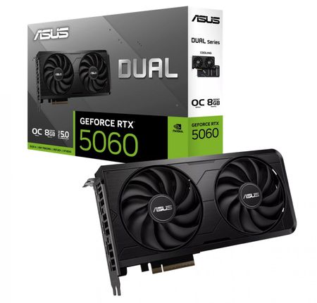 Placa de Video ASUS Dual RTX 5060 8GB Evo OC