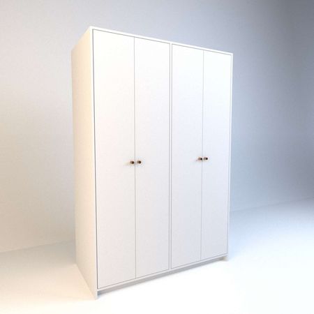 Placard De Abrir 1,2m 4 Puertas 2 Cajones Everest Tables